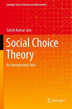 Social Choice Theory - Jain, Satish Kumar