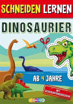 Schneiden Lernen ab 4 Jahre Dinosaurier - Press, HR Kiddos