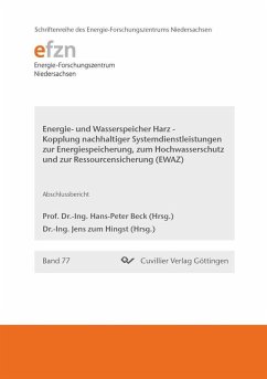 Energie und Wasserspeicher Harz - Kopplung nachhaltiger Systemdienstleistungen zur Energiespeicherung, zum Hochwasserschutz und zur Ressourcensicherung (EWAZ) (eBook, PDF)