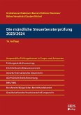 Die mündliche Steuerberaterprüfung 2023/2024 (eBook, PDF)