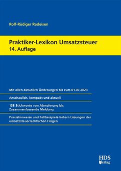 Praktiker-Lexikon Umsatzsteuer (eBook, PDF) - Radeisen, Rolf-Rüdiger