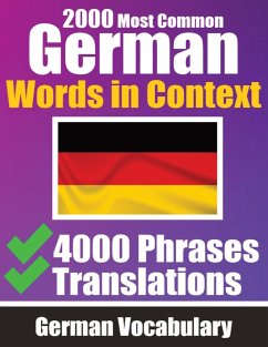 2000 Most Common German Words in Context   4000 Phrases with Translation - de Haan, Auke