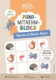 Mini-Mitnehm-Block Rätseln & Malen Natur