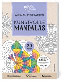 Ausmal-Postkarten Kunstvolle Mandalas   20 Karten