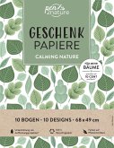 Geschenkpapier-Buch Calming Nature   100% Recyclingpapier