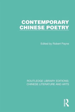 Cover Contemporary Chinese Poetry