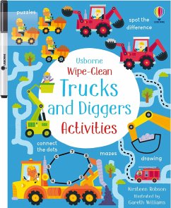 Wipe-Clean Trucks and Diggers Activities - Robson, Kirsteen