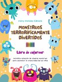 Monstruos terroríficamente divertidos   Libro de colorear   Escenas creativas de monstruos para niños de 3 a 10 años