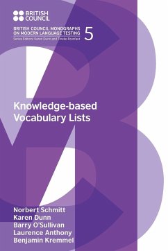 Knowledge-based Vocabulary Lists - Anthony, Laurence; Dunn, Karen; Kremmel, Benjamin