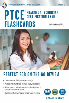 Cover PTCE - Pharmacy Technician Certification Exam Flashcard Book + Online (eBook, ePUB)
