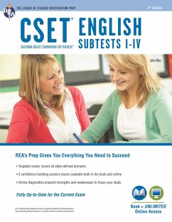 Cover CSET English Subtests I-IV Book + Online (eBook, ePUB)