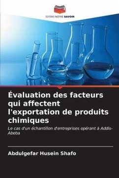 Évaluation des facteurs qui affectent l'exportation de produits chimiques - Shafo, Abdulgefar Husein