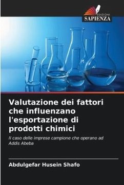 Valutazione dei fattori che influenzano l'esportazione di prodotti chimici - Shafo, Abdulgefar Husein