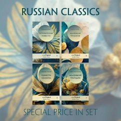 EasyOriginal Readable Classics / Russian Classics - 4 books (with audio-online) - Readable Classics - Unabridged russian edition with improved readability - Puschkin, Alexander