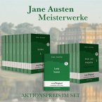 Jane Austens Meisterwerke (Bücher + Audio-Online) - Lesemethode von Ilya Frank - Zweisprachige Ausgabe Englisch-Deutsch,