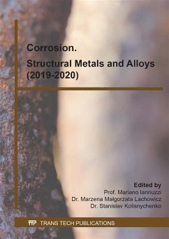 Cover Corrosion. Structural Metals and Alloys (2019-2020) (eBook, PDF)