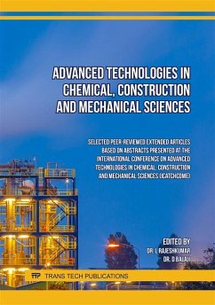 Advanced Technologies in Chemical, Construction and Mechanical Sciences (eBook, PDF)
