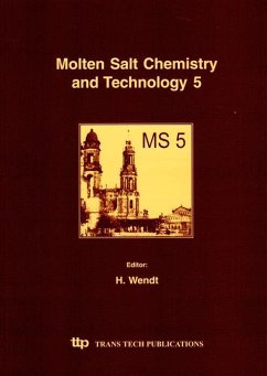 Cover Molten Salt Chemistry and Technology 5 (eBook, PDF)