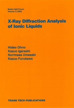 Cover X-Ray Diffraction Analysis of Ionic Liquids (eBook, PDF)