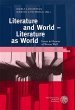 Literature and World - Literature as... - Bild 1