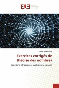 Exercices corrigés de théorie des nombres - Bapoungué, Lionel