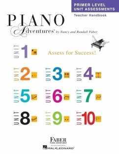 Primer Level Unit Assessments Teacher Handbook - Piano Adventures by Nancy and Randall Faber - Faber, Nancy; Faber, Randall