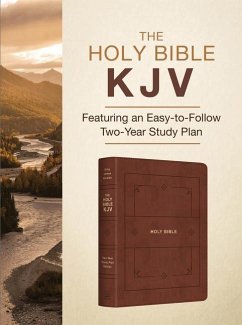 The Holy Bible Kjv: Featuring an Easy-To-Follow Two-Year Study Plan [Cinnamon & Gold] - Hudson, Christopher D