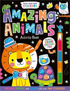 Make-Your-Own Stickers Amazing Animals Activity Book - Collingwood, Sophie