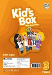 Kid's Box New Generation Level 3 Posters British English - Nixon, Caroline; Tomlinson, Michael