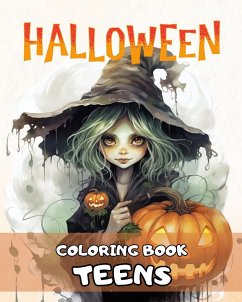 Halloween Coloring Book for Teens - Peay, Regina