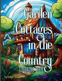 Cover Garden Cottages in the Country Coloring Book