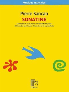 Pierre Sancan: Sonatine for Clarinet in B-Flat and Piano - Music Francaise Series