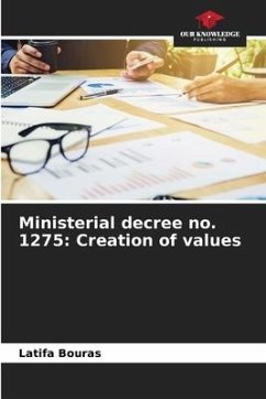 Ministerial decree no. 1275: Creation of values - Bouras, Latifa