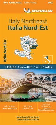 Italy: Northeast Map 562 - Michelin