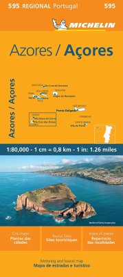 Michelin Map Azores - Michelin