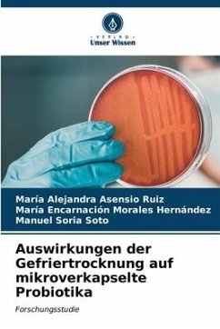 Auswirkungen der Gefriertrocknung auf mikroverkapselte Probiotika - Asensio Ruiz, María Alejandra;Morales Hernández, María Encarnación;Soria Soto, Manuel