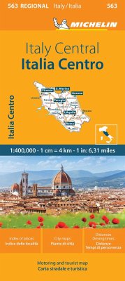Michelin Map Italy: Central Map 563 - Michelin