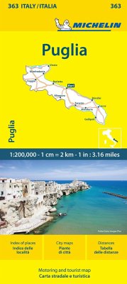 Michelin Map Italy: Puglia 363 - Michelin