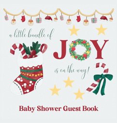 Christmas Baby Shower Guest Book (hardback) - Bell, Lulu And