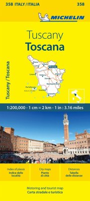 Michelin Map Italy: Toscana 358 - Michelin