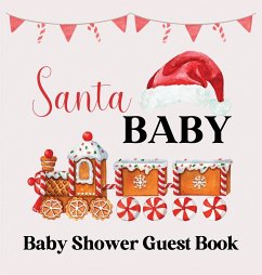 Christmas Baby Shower Guest Book (hardback) - Bell, Lulu And