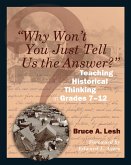 &quote;Why Won't You Just Tell Us the Answer?&quote; (eBook, ePUB)