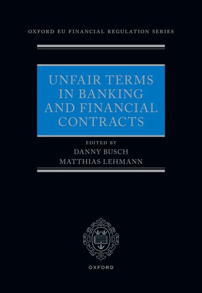 Unfair Terms in Banking and Financial Contracts (eBook, PDF)