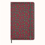 Moleskine Silk Notizbuch large/A5 liniert Fester Hard Cover Einband Bordeaux mit Geschenkbox