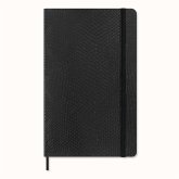 Moleskine Vegea Boa Notizbuch Large/A5 liniert weicher Einband schwarz in Box