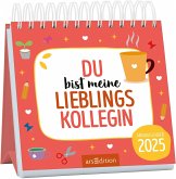 Mini-Monatskalender Du bist meine Lieblingskollegin 2025