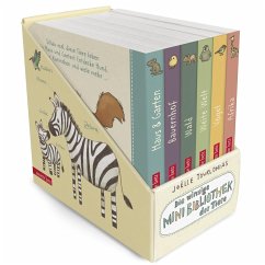 Image of Die winzige Mini-Bibliothek der Tiere - 6 Mini-Pappbilderbücher im Schuber (Die große Mini-Bibliothek der Wörter)