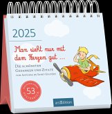 Postkartenkalender Man sieht nur mit dem Herzen gut 2025