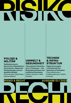 Risiko & Recht 01/2023 (eBook, PDF) - Noll, Thomas; Hans, David; Weber, Michael; Tschumi, Tobias; Häusler, Marc; Benhamou, Yaniv; Bernard, Frédéric; Durand, Cédric