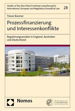 Prozessfinanzierung und Interessenkonflikte - Boerner, Timon